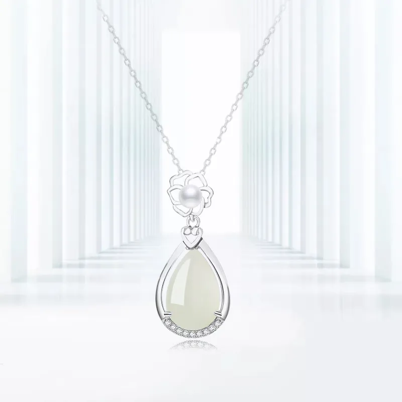 GIFU Serpentine Jade Necklaces Women's-3