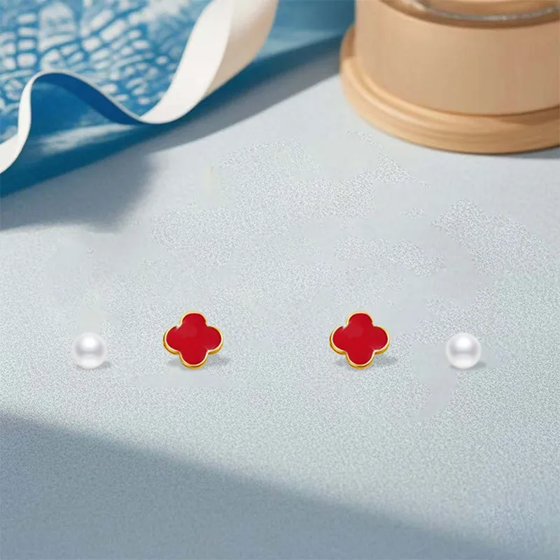 GIFU S925 Silver Stud Earrings Women's-1