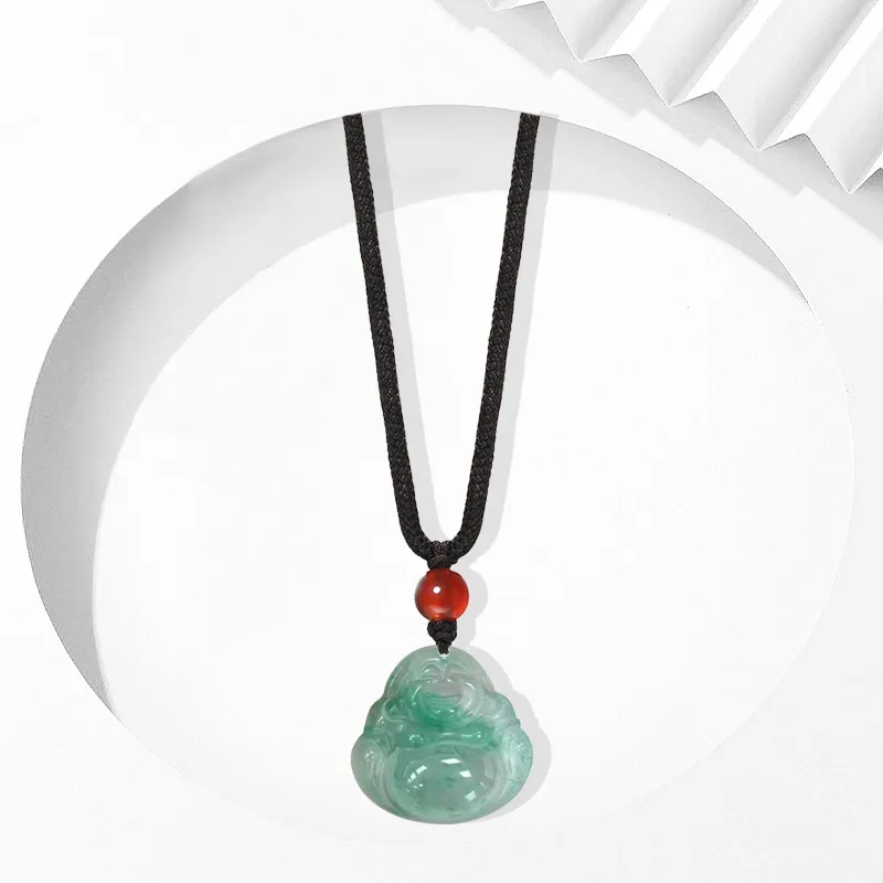 Muyan African Emerald Necklaces Women's-2
