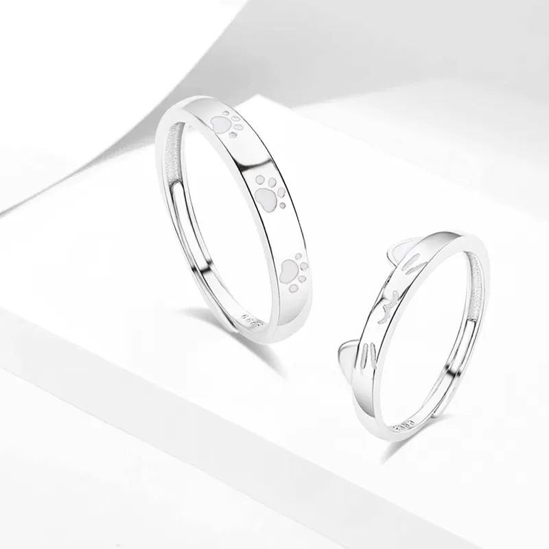 Muyan S999 Fine Silver Rings Unisex-1