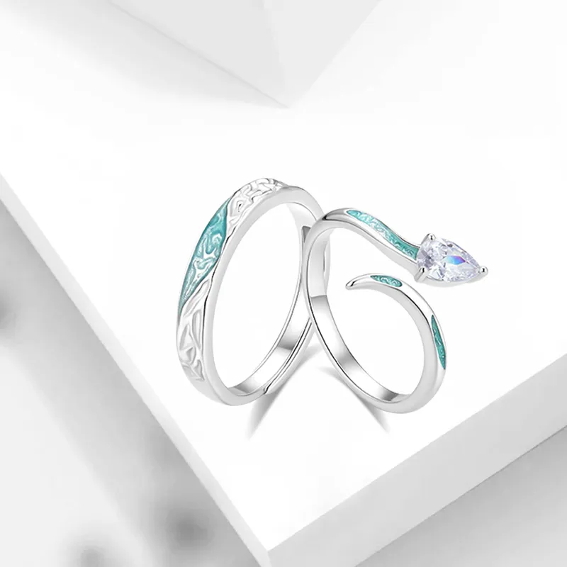 Muyan Alloy Rings Unisex Silver-2