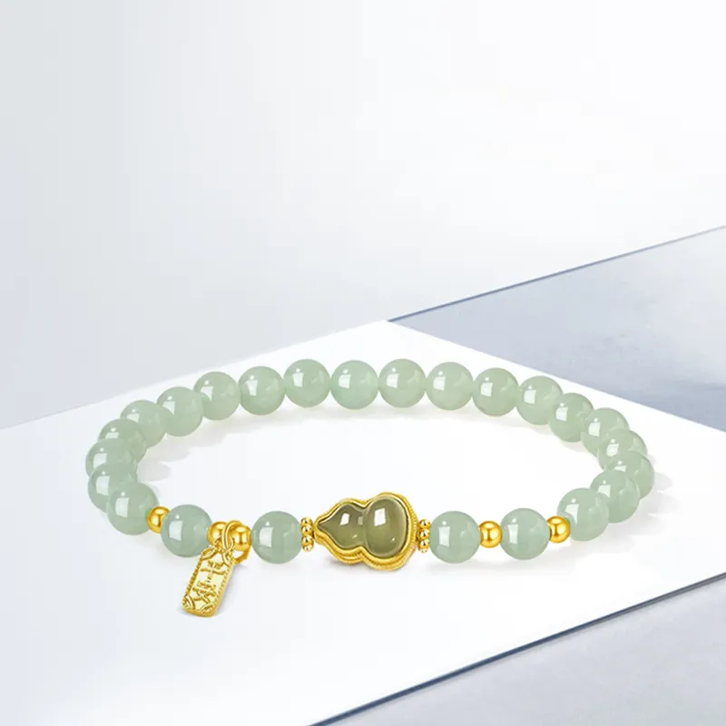 GIFU White Jade Bodhi Necklaces Women's-3