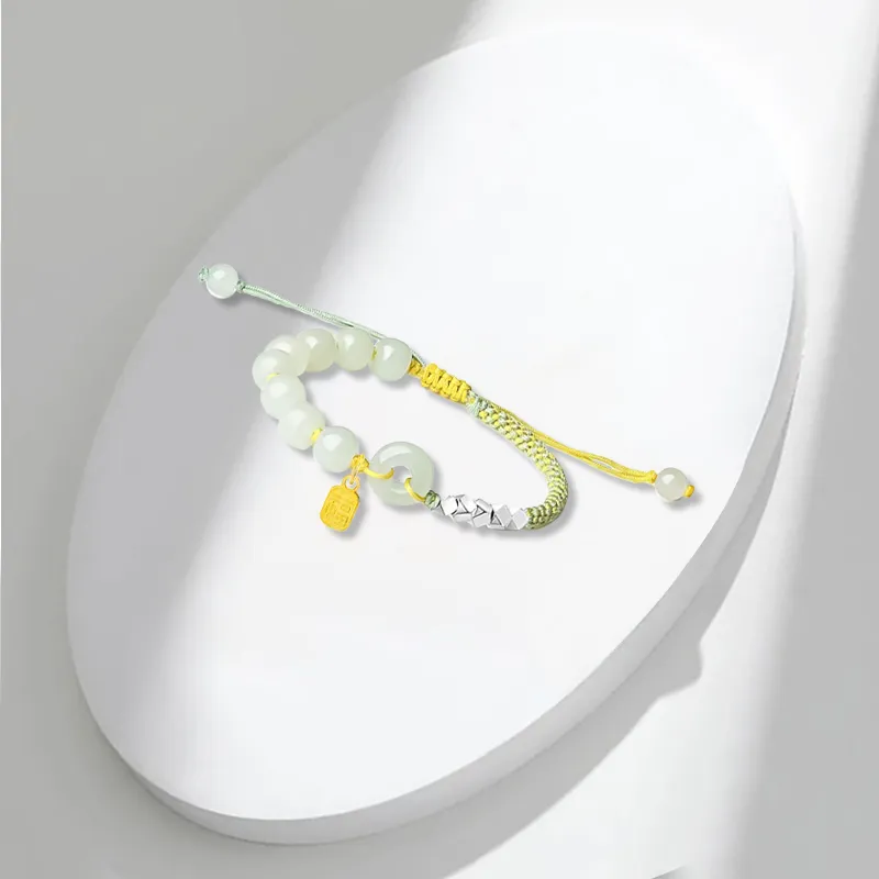 Muyan Colored Glaze Year By Year Peace Buckle Bracelet Women's-2