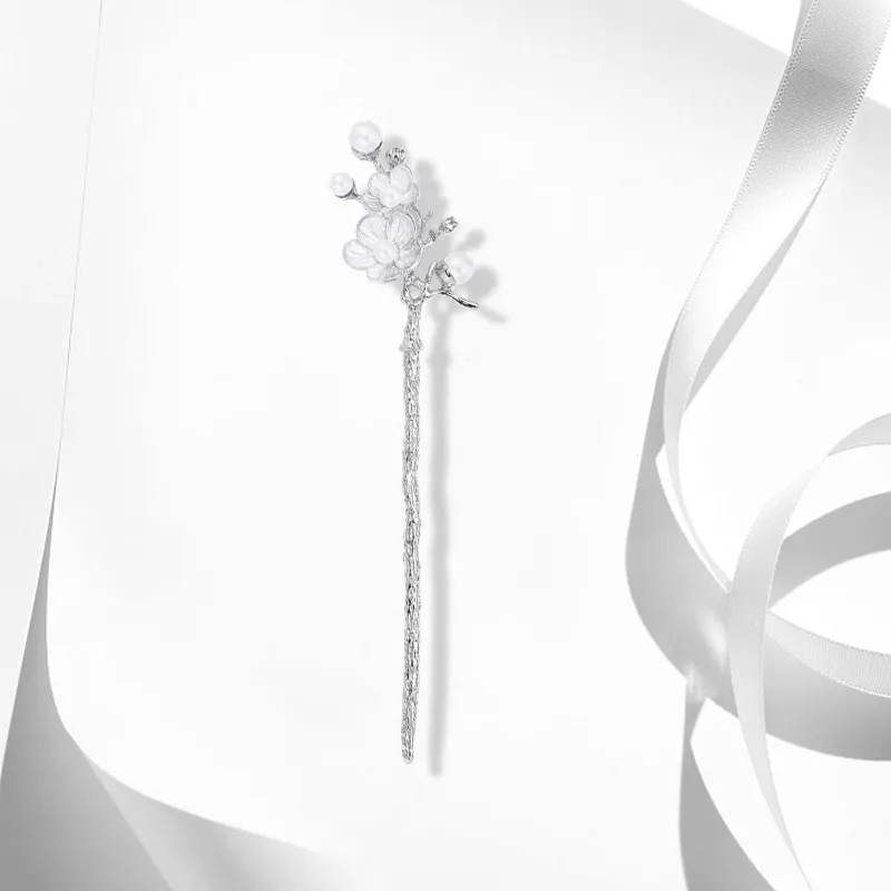 Muyan Proud Snow Plum Blossom Hairpin Women's-2