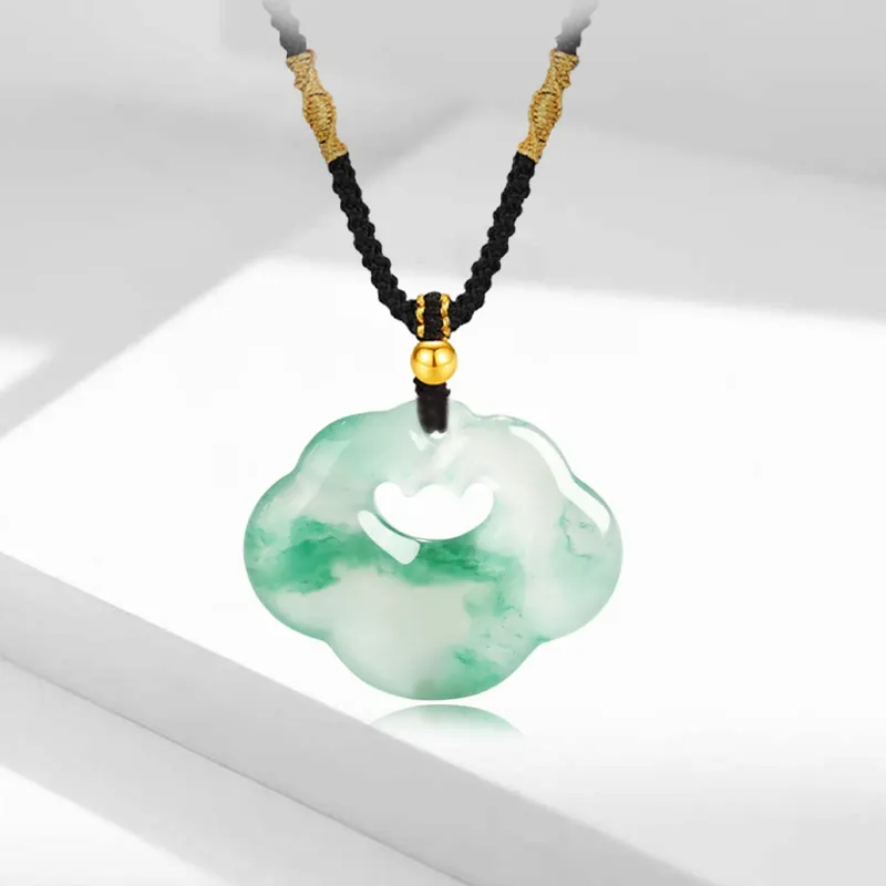 GIFU African Emerald Jade Necklaces Women's-2