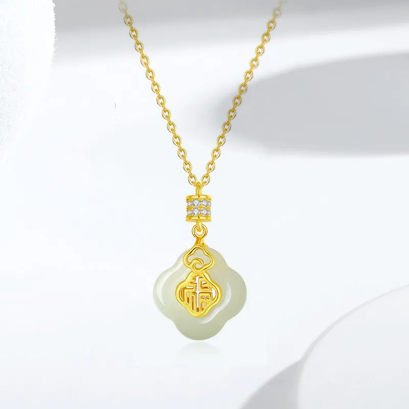 GIFU Serpentine Jade Necklaces Unisex-2