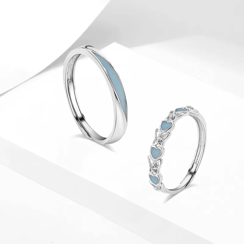 Muyan S999 Fine Silver Rings Unisex-2