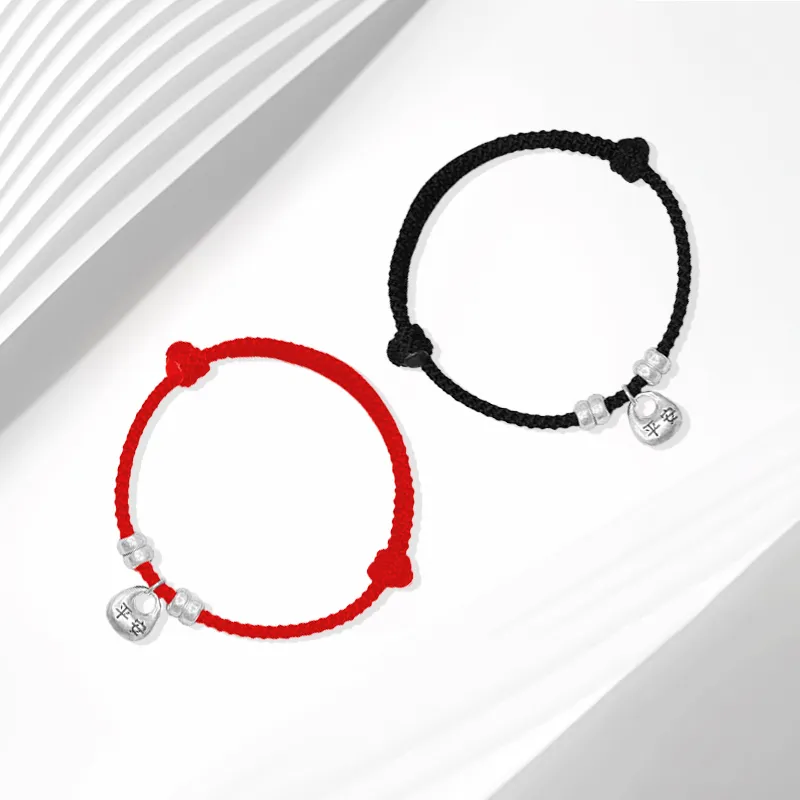 Muyan Alloy Peace Blessing Bracelet Unisex-3