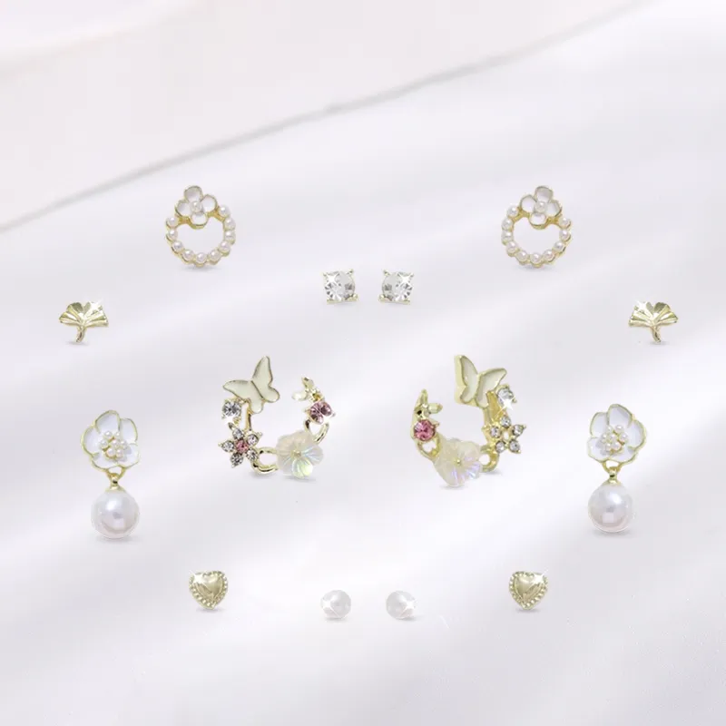 GIFU Alloy Stud Earrings Women's-1