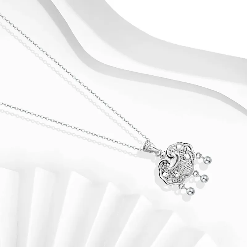 Muyan S999 Fine Silver Necklaces Women's-2