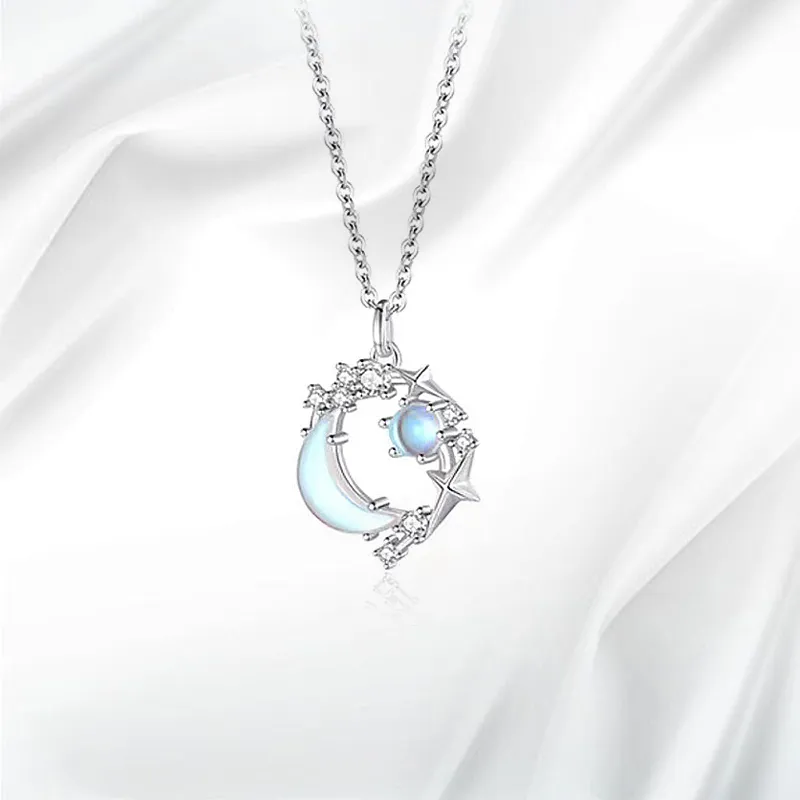 GIFU Colored Glaze Jade Necklaces Women's-2