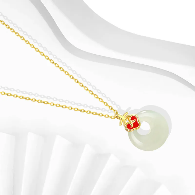 Muyan Chalcedony Jade Necklaces Women's-1