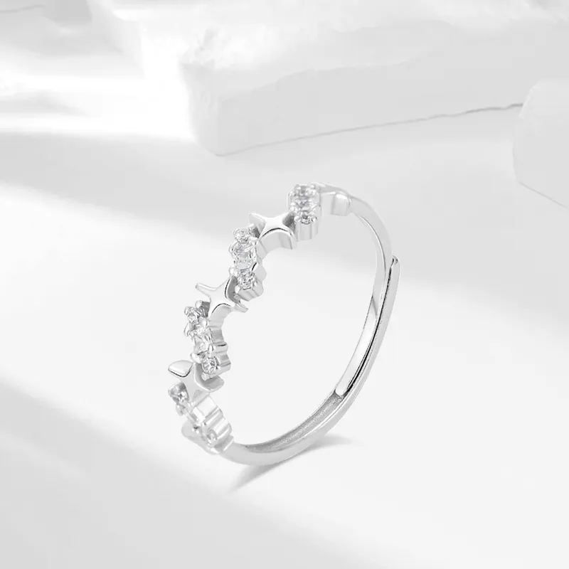 Muyan S999 Fine Silver Rings Women's-2
