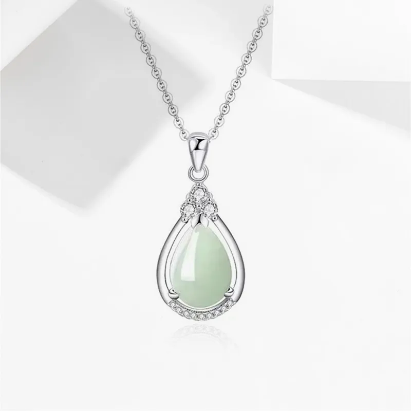 GIFU Serpentine Jade Necklaces Women's-3