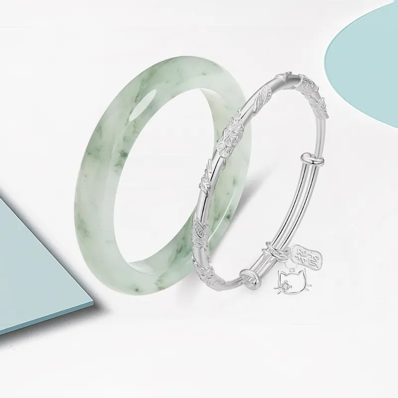 GIFU Synthetic/Artificial Colored Glaze Bangles Women's-3