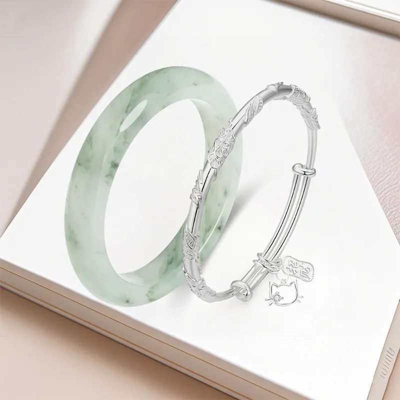 GIFU Synthetic/Artificial Colored Glaze Bangles Women's-2