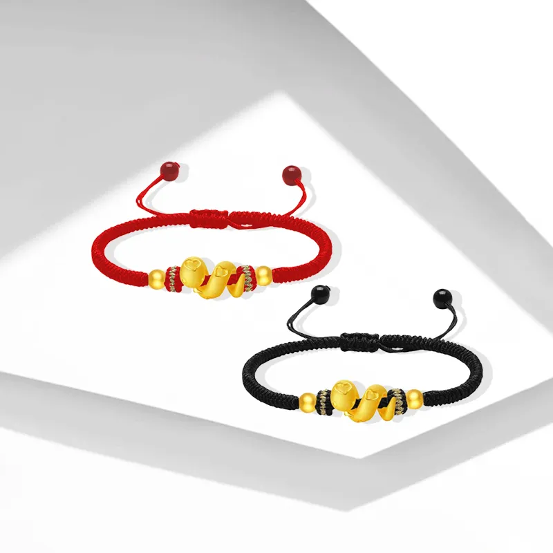 Muyan Alloy Heart Coiled Snake Bracelet Unisex-4