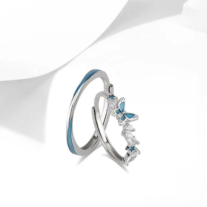 Muyan S999 Fine Silver Rings Unisex-2