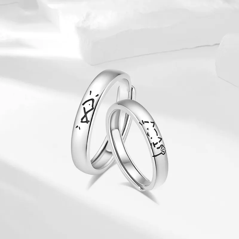 Muyan S999 Fine Silver Rings Unisex-4