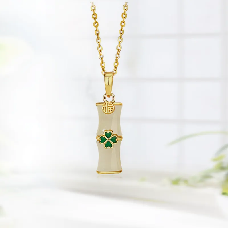 GIFU Serpentine Jade Necklaces Women's-3