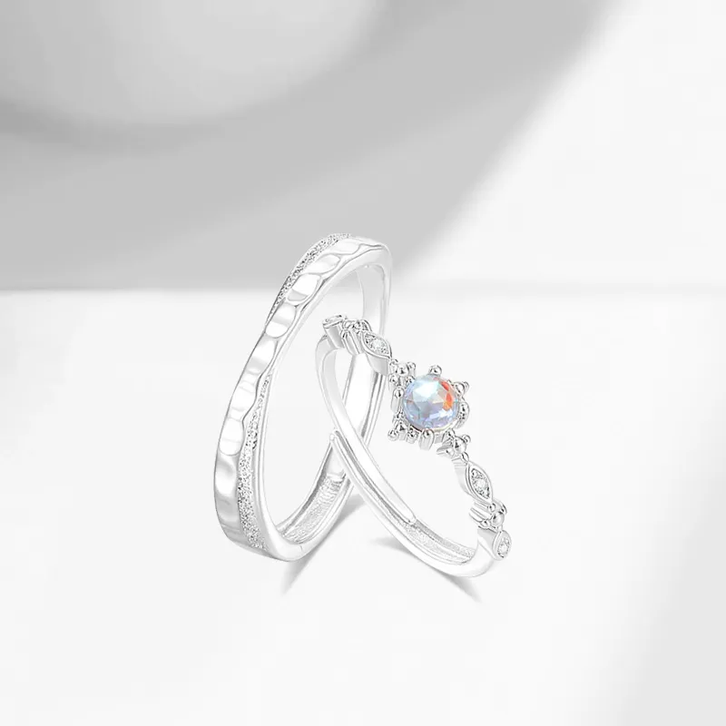 Muyan Colored Glaze Rings Unisex-2