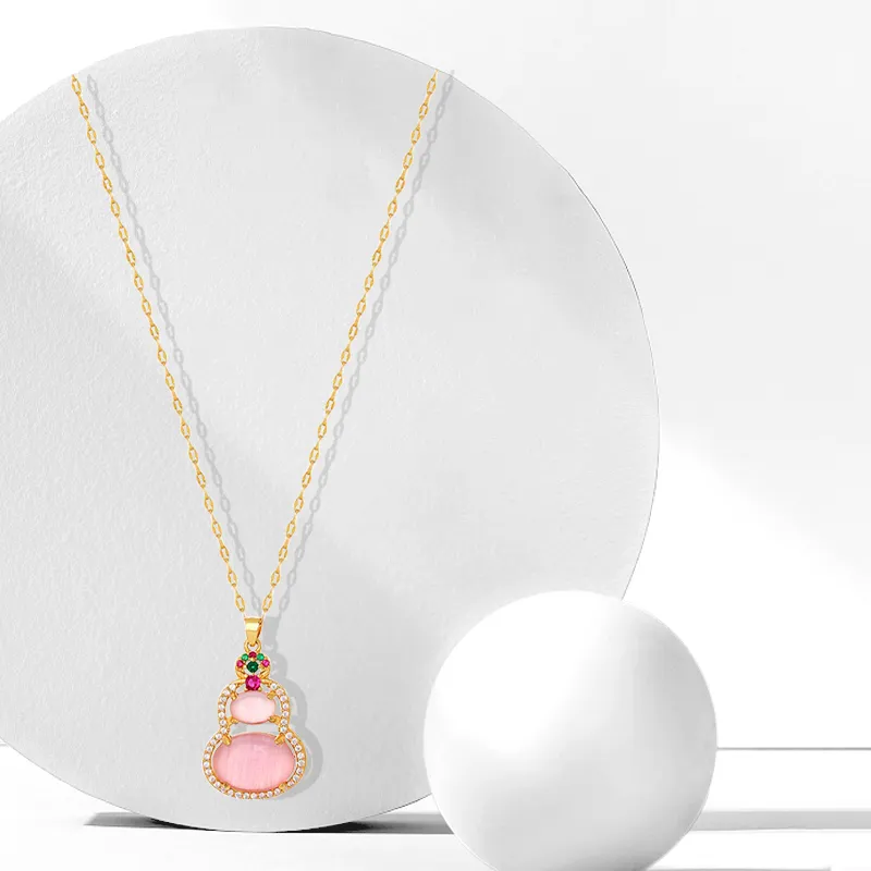 Muyan Colored Glaze Necklaces Women's-2