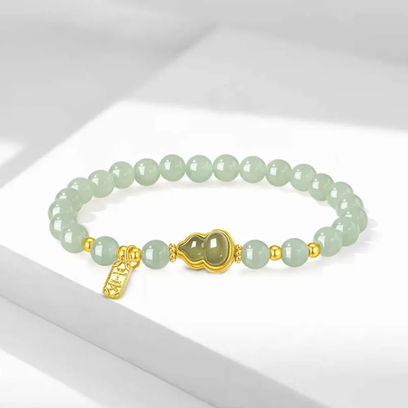 GIFU White Jade Bodhi Necklaces Women's-1