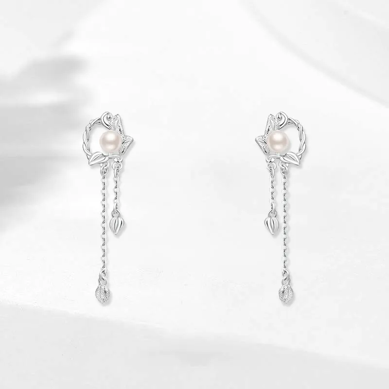 GIFU S999 Fine Silver Earrings Women's-2