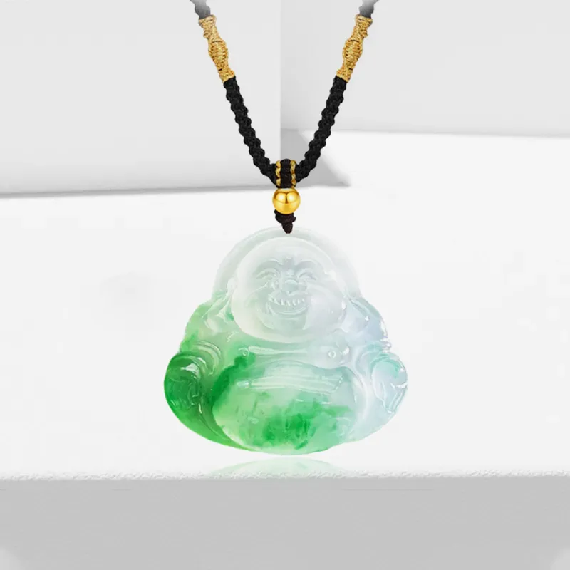 GIFU African Emerald Jade Necklaces Women's-3