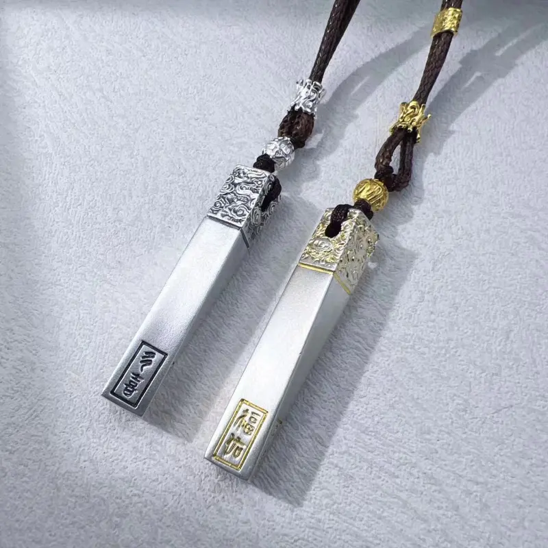 LIUXIN 999 Fine Silver Pendants Unisex-4