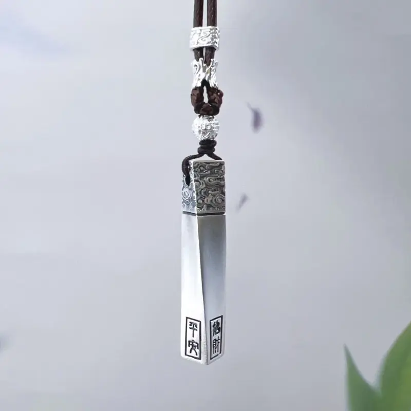 LIUXIN 999 Fine Silver Pendants Unisex-6