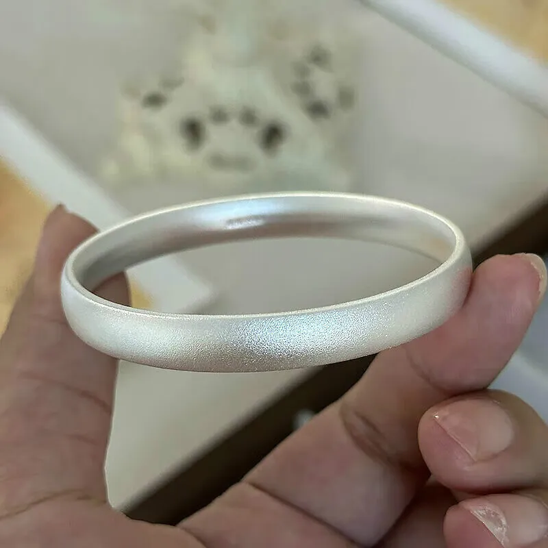 LIUXIN 999 Fine Silver Bangles Women's-3