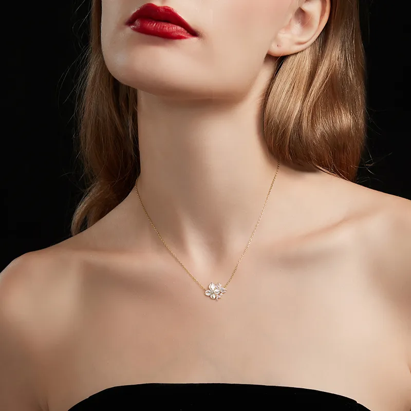 HMZ Copper Alloy Necklaces Women's-4