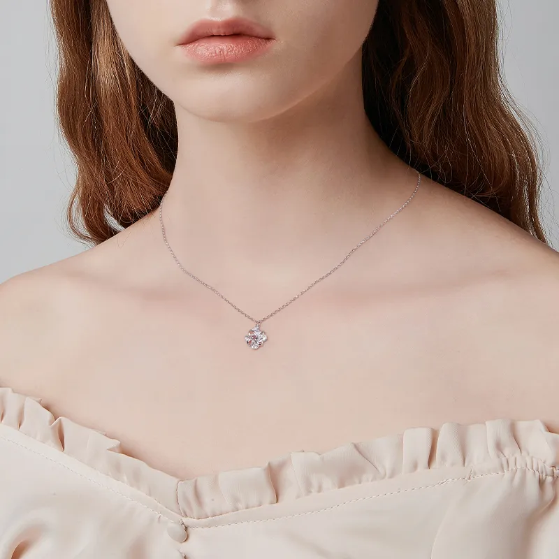 HMZ S925 Silver Necklaces Women's-1