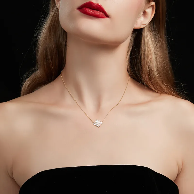 HMZ Copper Alloy Necklaces Women's-3