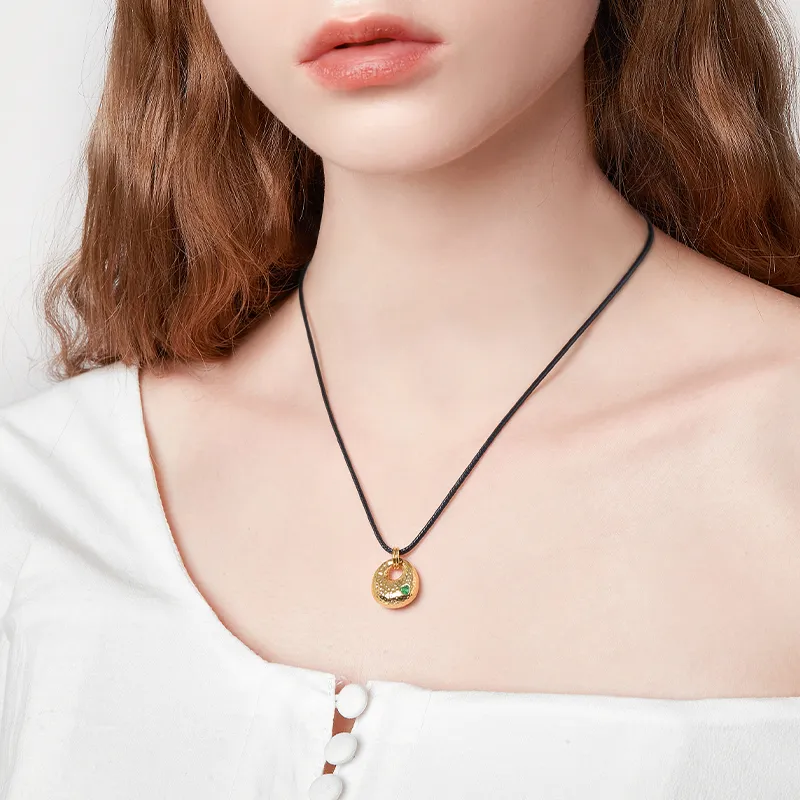 HMZ Copper Alloy Necklaces Women's-3
