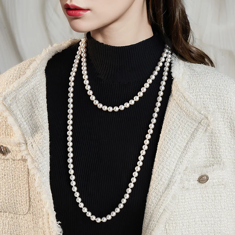 HMZ Faux Pearl Necklaces Women's-1