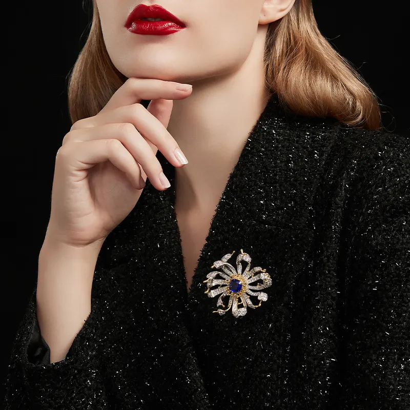 HMZ Brooches Women's Silver-2