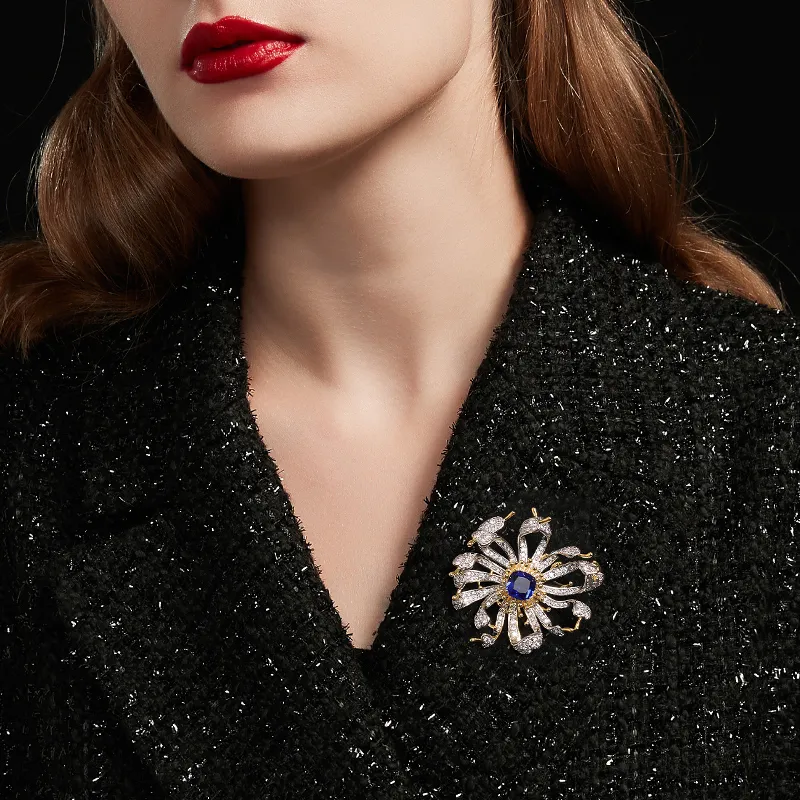 HMZ Brooches Women's Silver-1