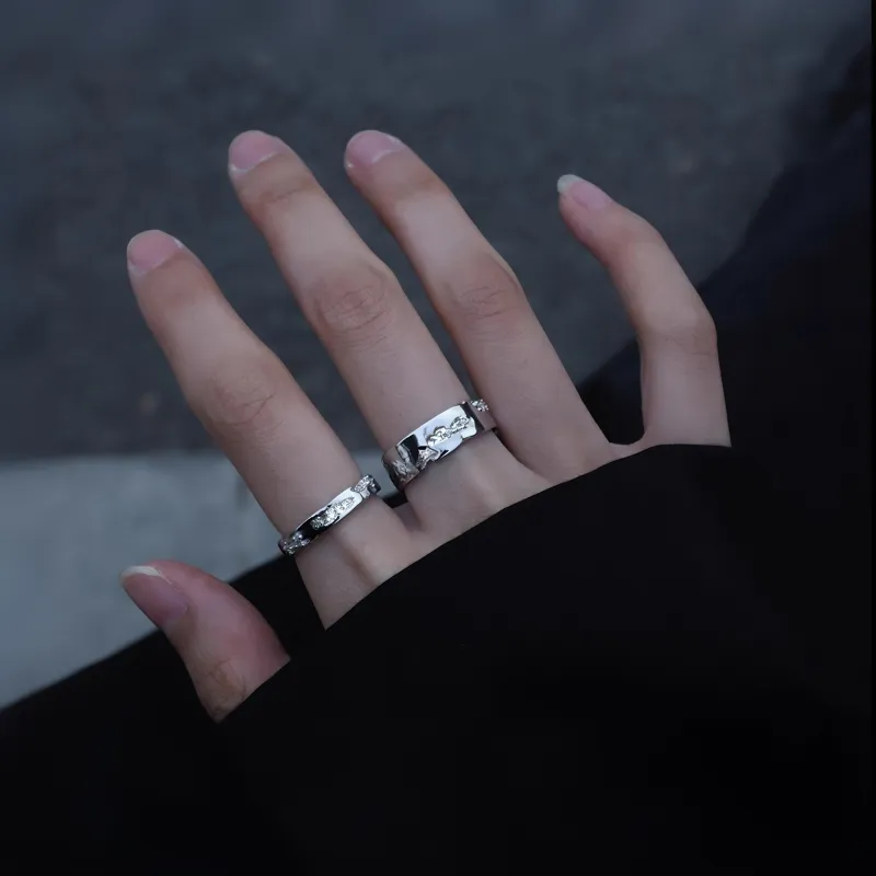 Disney Mickey Series S925 Silver Rings Unisex-10
