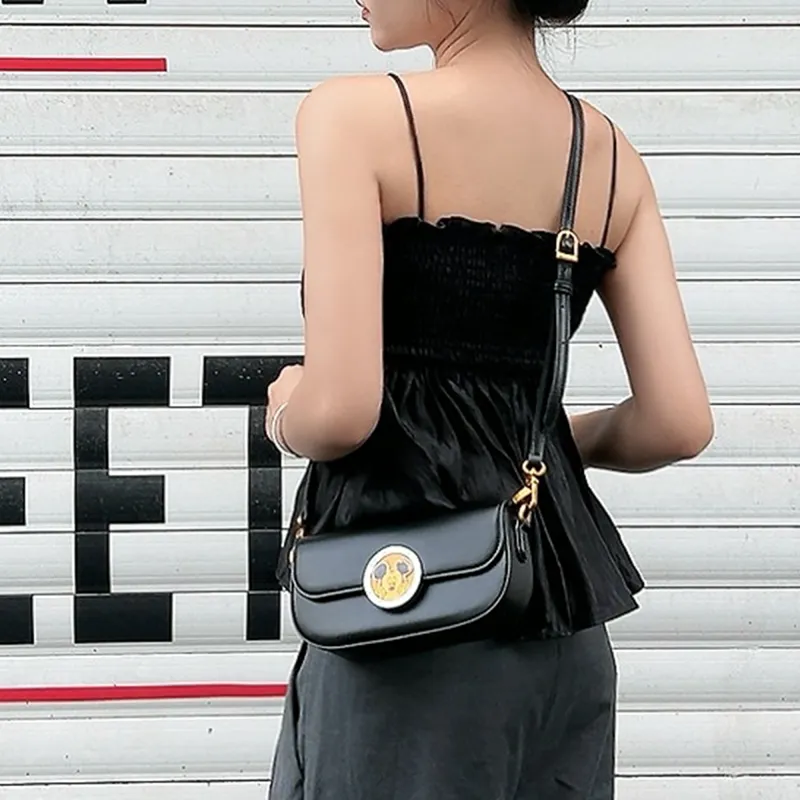 Disney Princess PU Shoulder Bag, Crossbody Bag Women's Brown-15