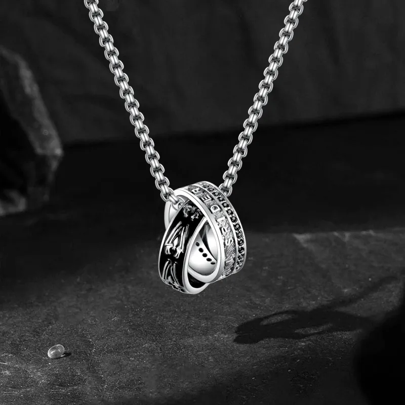 Disney Marvel Series S925 Silver Necklaces Unisex Silver-1