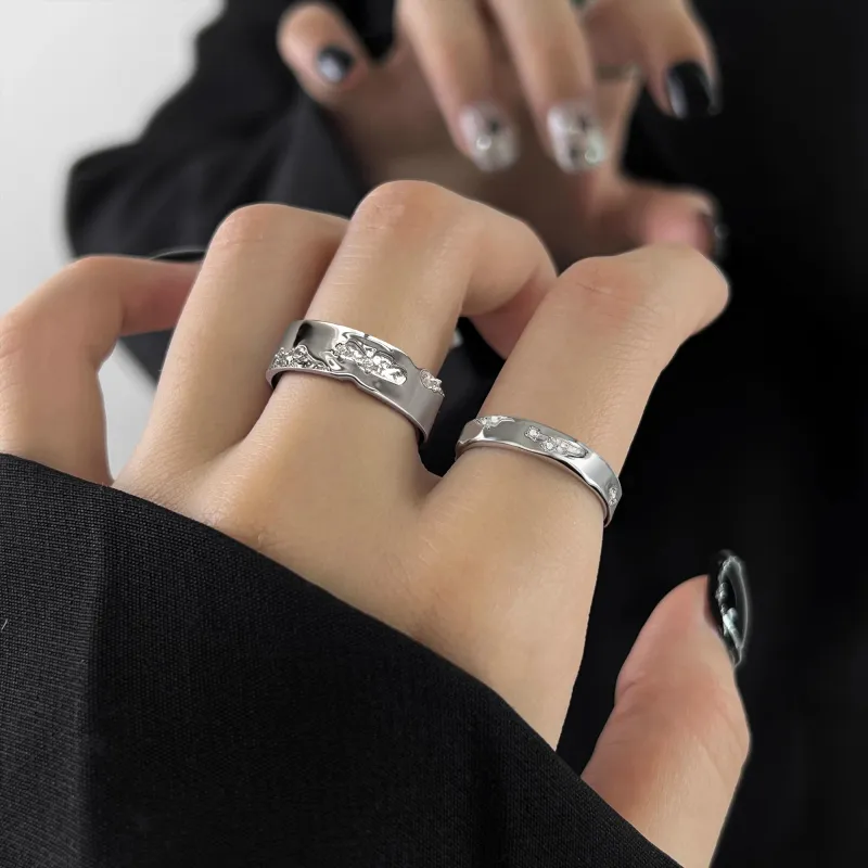 Disney Mickey Series S925 Silver Rings Unisex-13