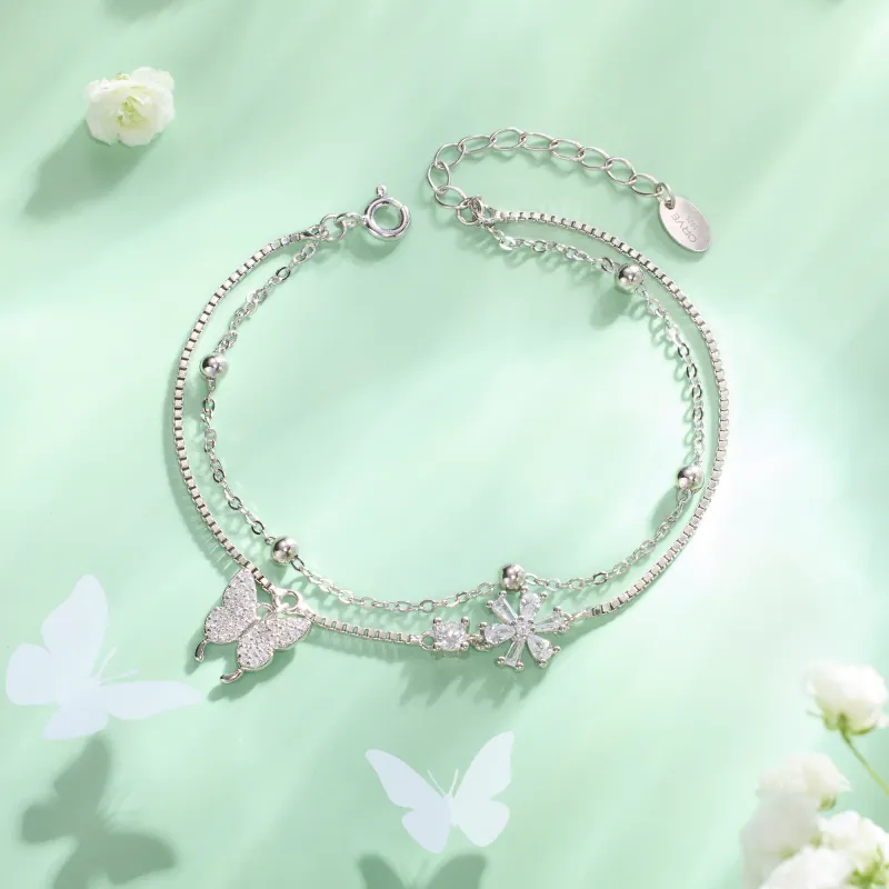 Disney Princess S925 Silver Bracelet Good Looking Box Women's-11
