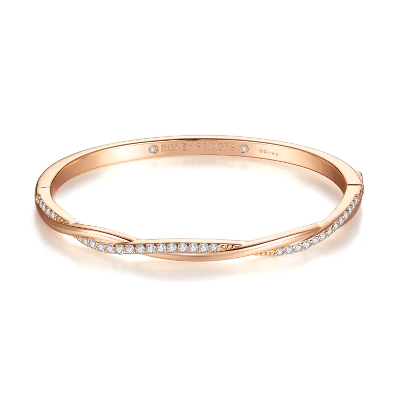 Disney White Gold Bangles Unisex Rose Gold/Silver-1