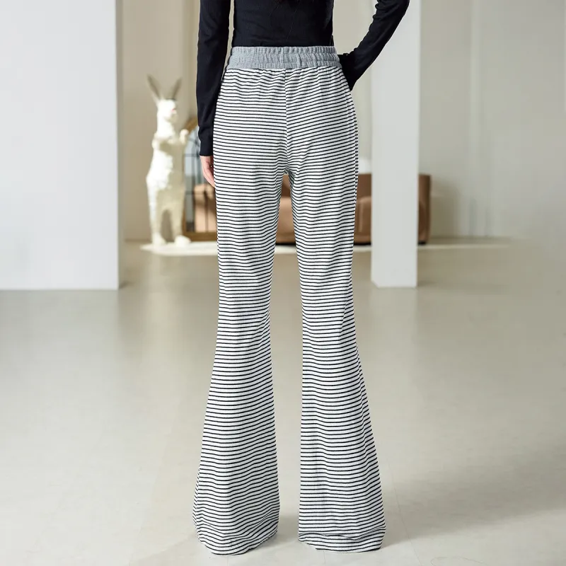 FAWENXIANGZI Casual Pants Slim Fit Women's-10