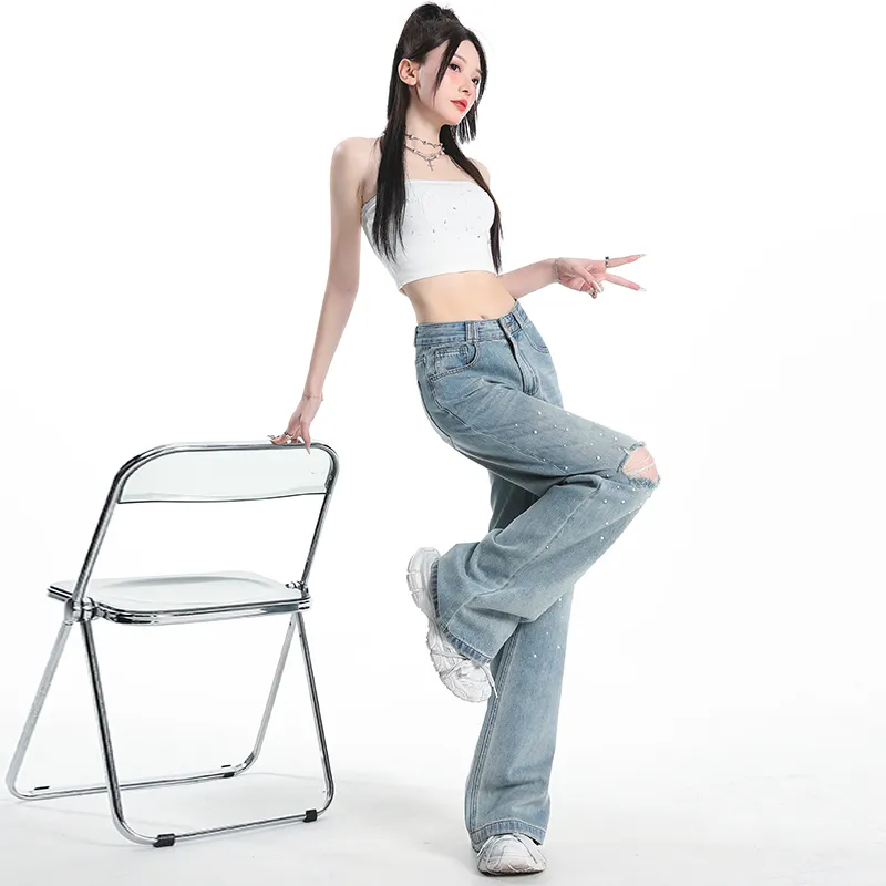 FAWENXIANGZI Jeans Women's-8