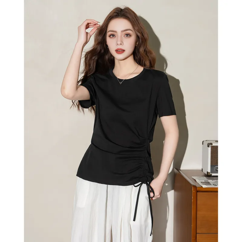 FAWENXIANGZI Regular T Shirt Women's-5