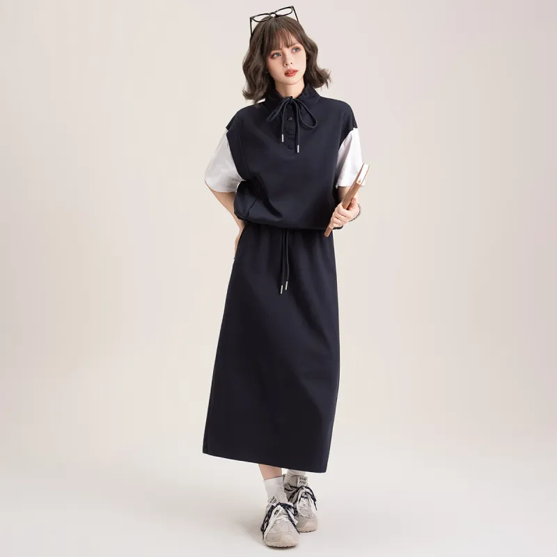 FAWENXIANGZI Two Piece Skirt Sets Women's-7