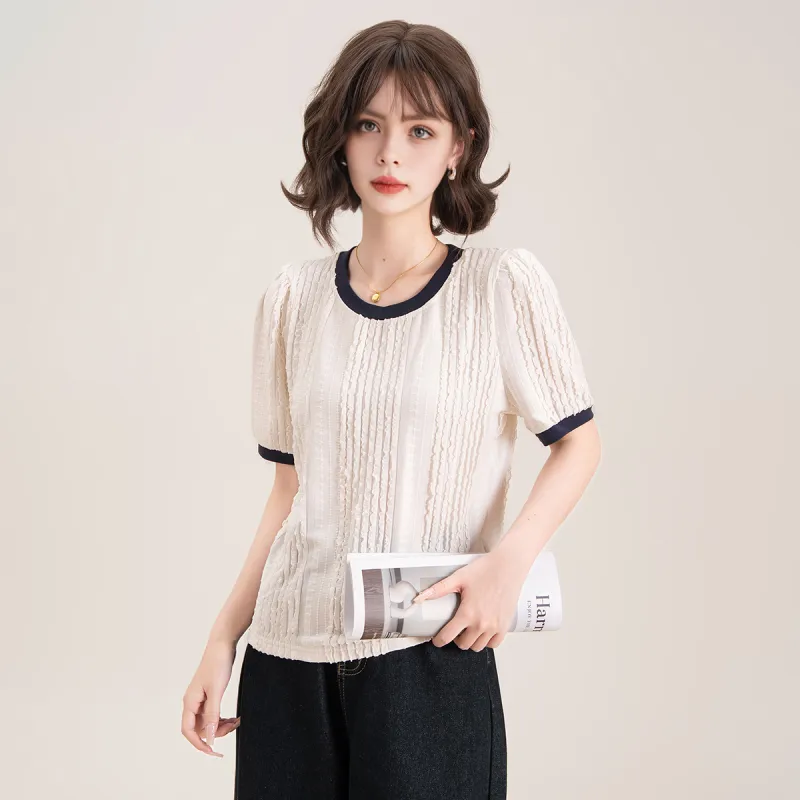 FAWENXIANGZI Regular T Shirt Women's-4